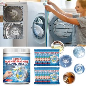 Jakehoe Washing Machine Cleaning Tablets - Washing Machine Drum Tank Stain and Odor Removal Cleaning and Deodorizing Tablets