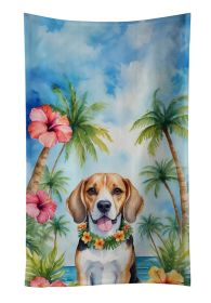 Beagle Luau Kitchen Towel Dish Cloths Guest Hand Towel Decorative Bathroom Towel for Face,Tea, Dishcloth, Kitchen and Bath